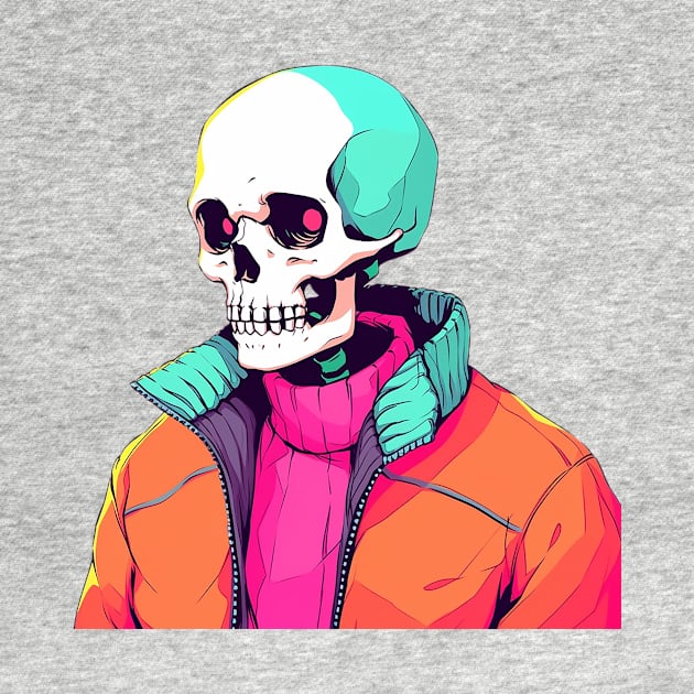 preppy skeleton by Ninja banana